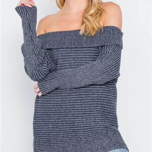 Navy Knit Sweater